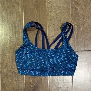 Lululemon Energy (Exhale) in Samba Snake Kayak Blue